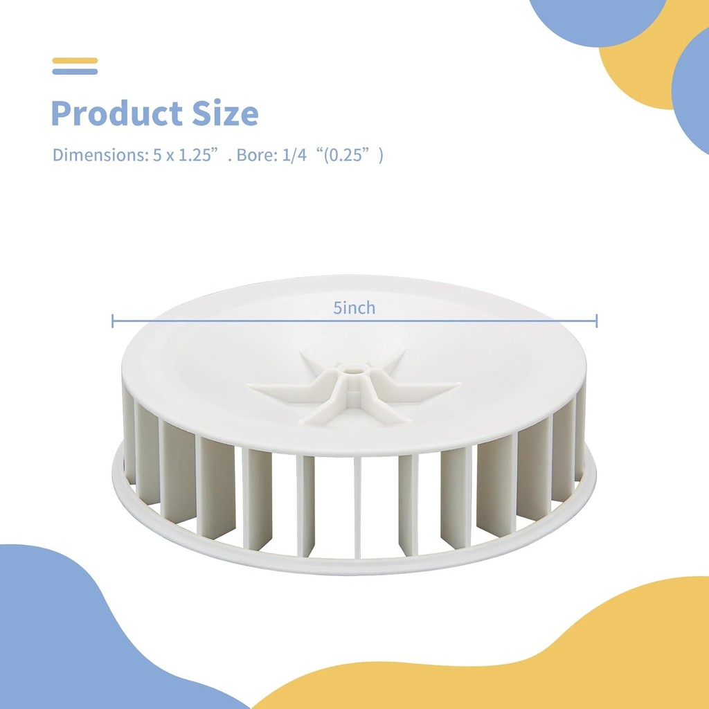 82403000 S82403000 การเปลี่ยนล้อโบลเวอร์ที่เหมาะกับ Broan Nutone NT663, 669L, 695, 695-R02, 665RP, 6