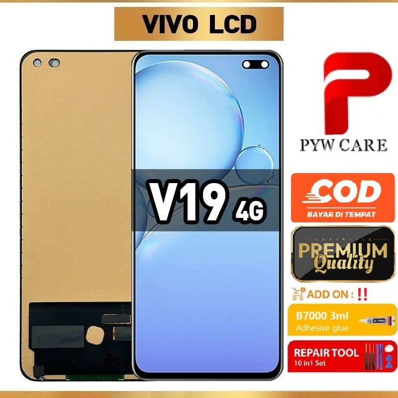 หน้าจอ LCD ที่รองรับสําหรับ Vivo V19 TFT หน้าจอ LCD