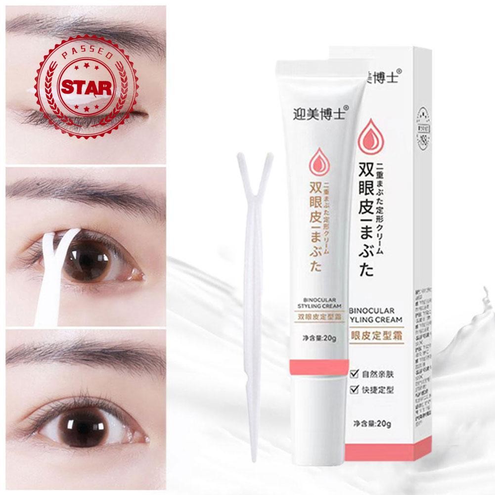 Double Eyelid Lifting Setting Cream Lasting Waterproof Natural Double Shaping Cream Lift Layer Y9d6