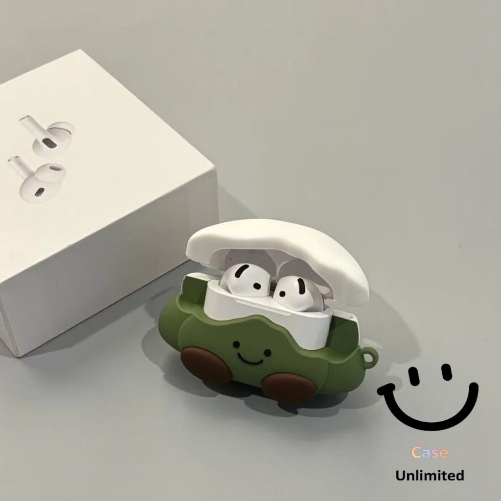 สําหรับ QPLUS Stereo BT24 เคส Case หูฟัง Creative Matcha Snow Mountain Emote