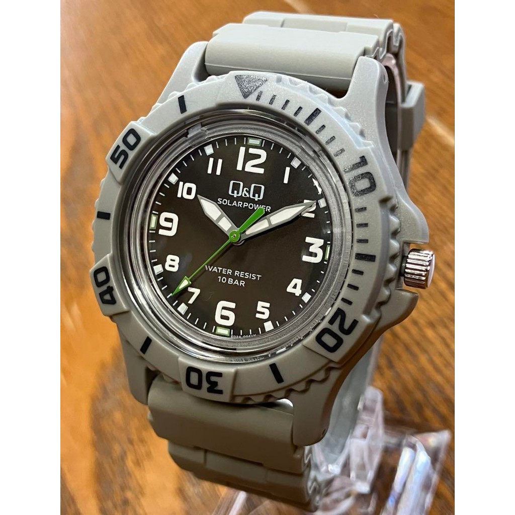 CITIZEN Q&Q  Q&Q  Solar 10 Bar  Urethane Strap E02A-004VK  