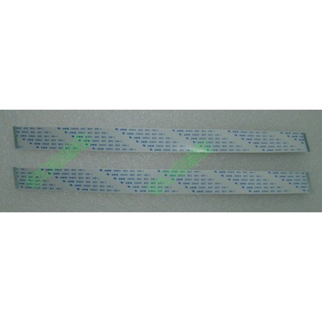 12P13P14P15P FFC ห้องสายเคเบิลแบนแบบยืดหยุ่น 0.5 มม. รูปแบบเดียวกัน/ย้อนกลับ AWM 20624 80C 60V VW-1