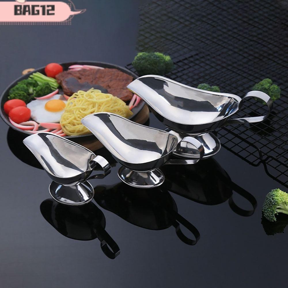 BAG Dining Gravy Boat Sauce 8 oz ถ้วยน้ําจิ้มโลหะ 3 ออนซ์