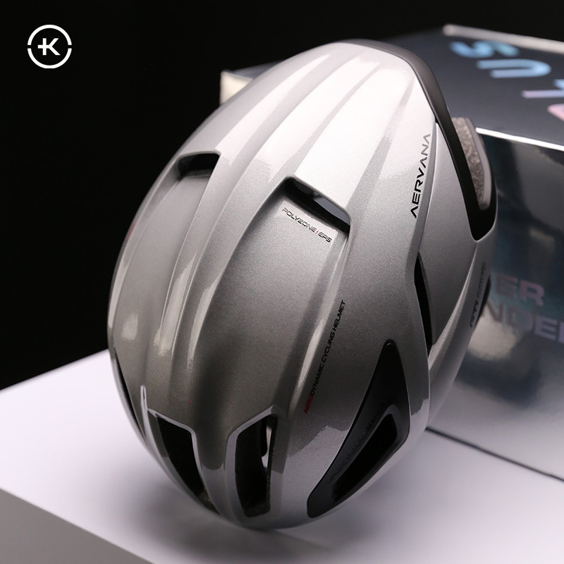 KPLUS AREVANA Windbreaker นิวเมติกจักรยานเสือหมอบหมวกกันน็อคขี่จักรยานจักรยานแข่งแฟชั่น Unisex [QING