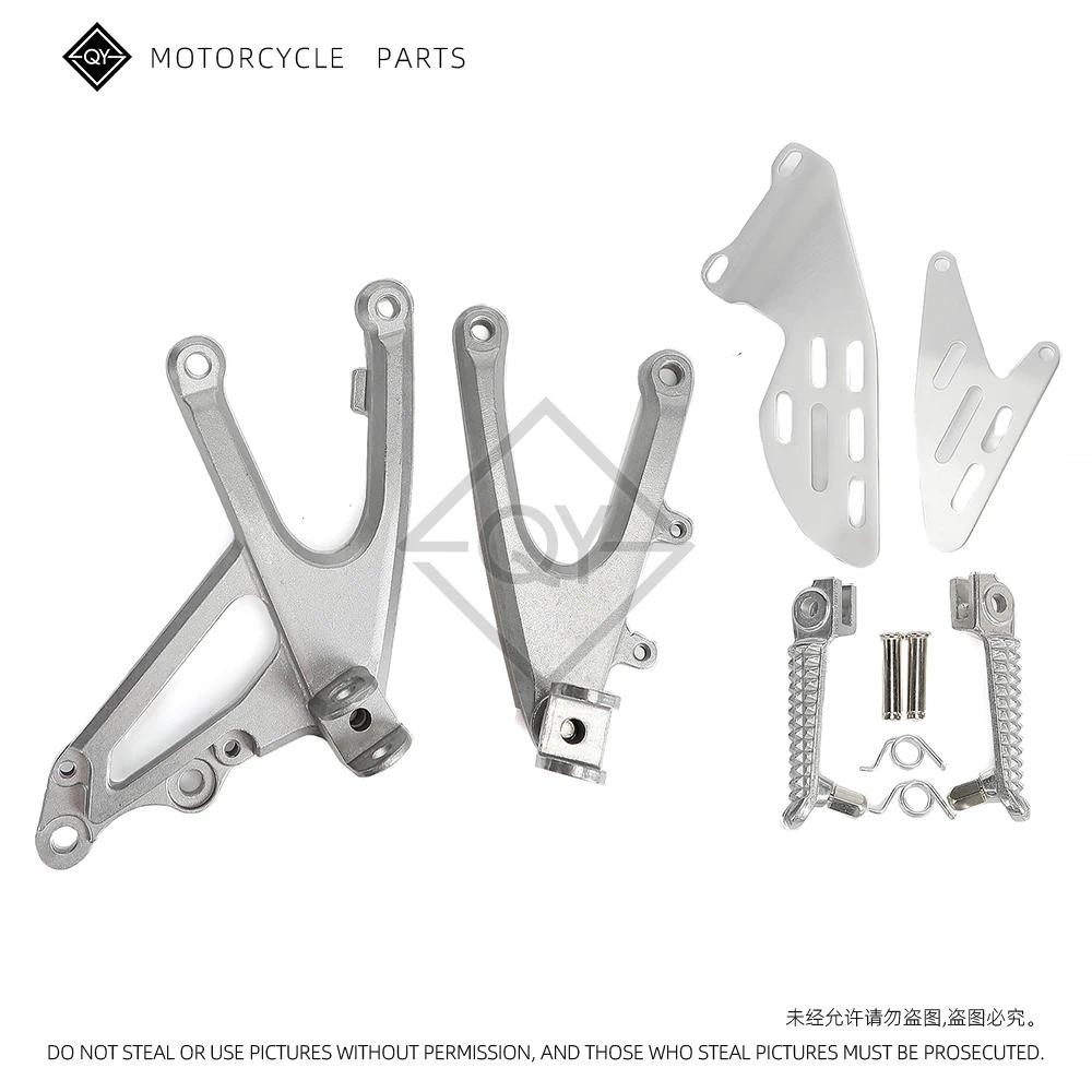 LQYL รถจักรยานยนต์ด้านหน้า Footrest หมุดเท้าชุดสําหรับ Yamaha YZF R1 2007 2008 YZF-R1 2007-2008 YZF 
