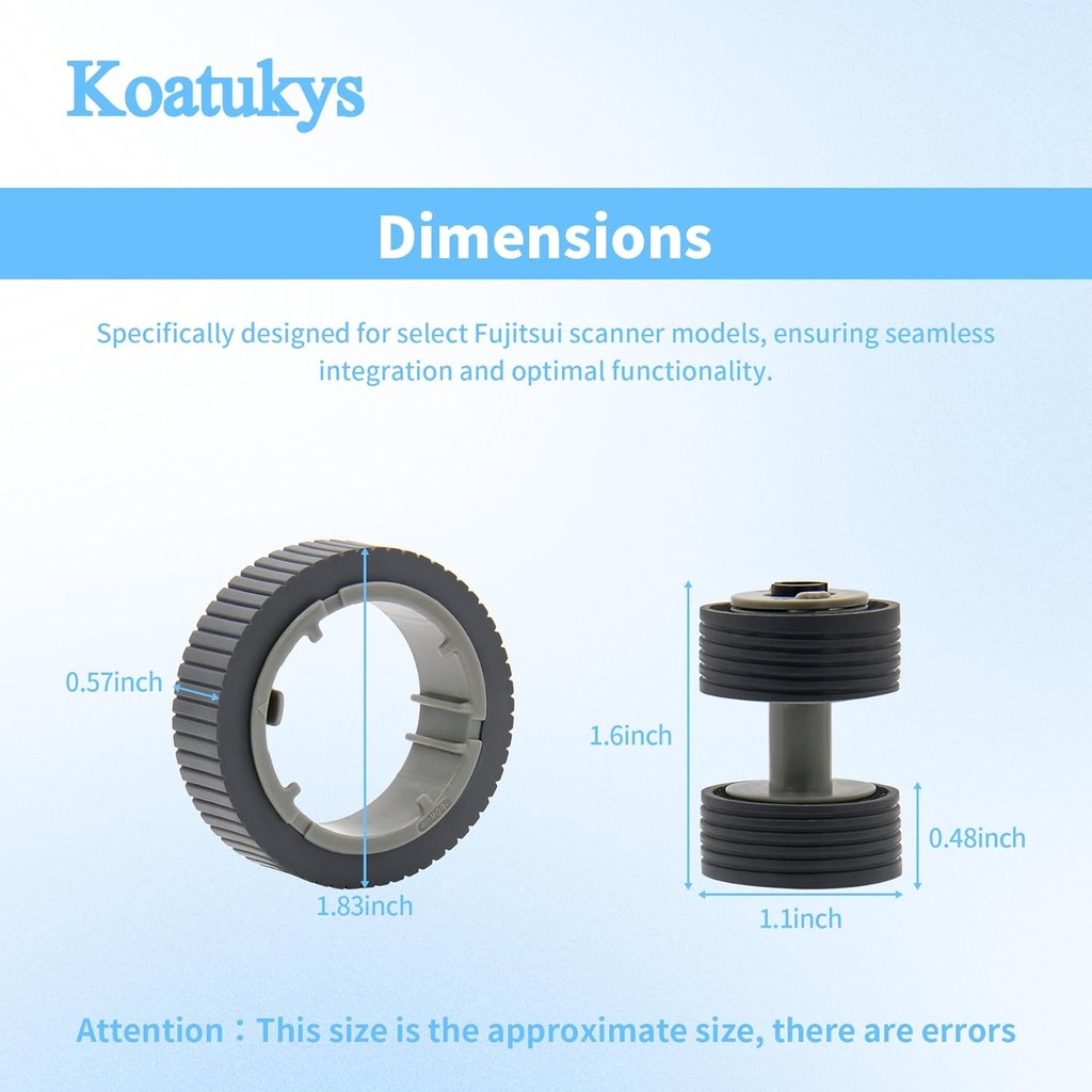 Fi-7160 เครื่องสแกนเนอร์ PA03670-0001 PA03670-0002 เครื่องสแกนเนอร์เบรคและเลือกชุดลูกกลิ้ง Fit สําหร