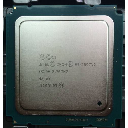 Intel E5 2697V2 2695v2 2696v2 2667v2 2651v2 เวอร์ชันอย่างเป็นทางการ CPU