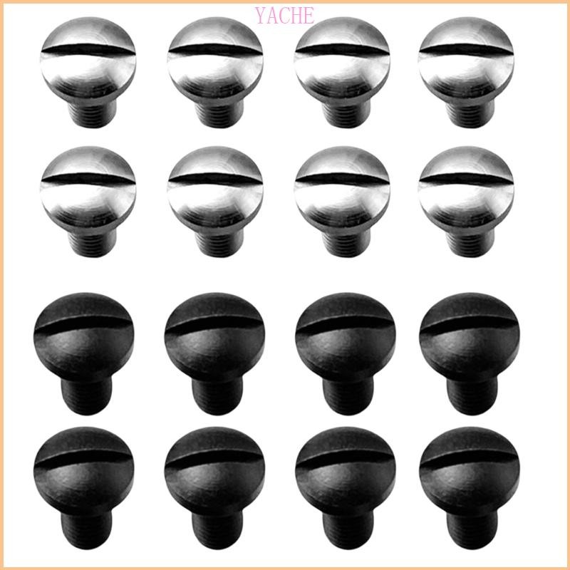 YECHE 8 ชิ้น Slotted สกรูสลักเกลียวชุดสําหรับ 1911 Grips รุ่น 416