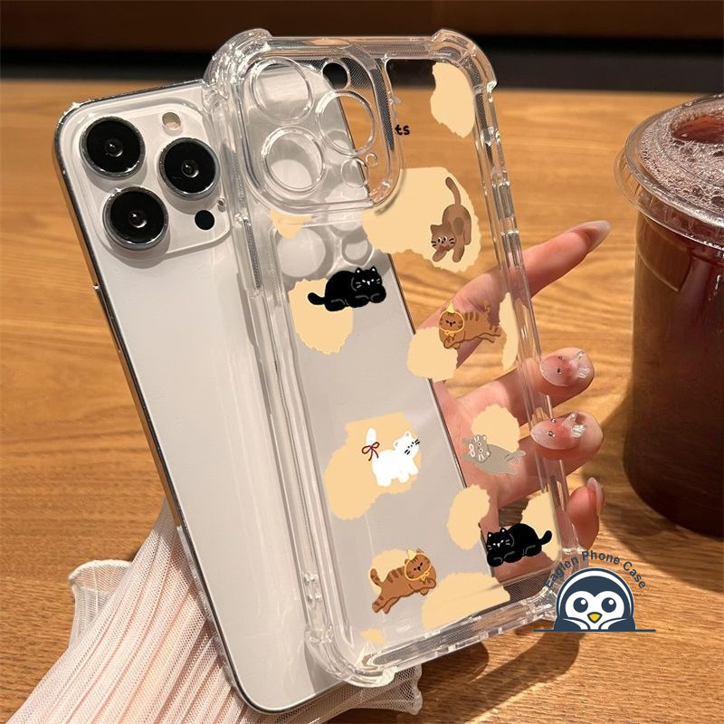 น่ารักการ์ตูน Spot Cat เคสโทรศัพท์สําหรับ Moto Edge 70 60 60S Pro Fusion G51 G86 G56 G75 G55 G15 G05