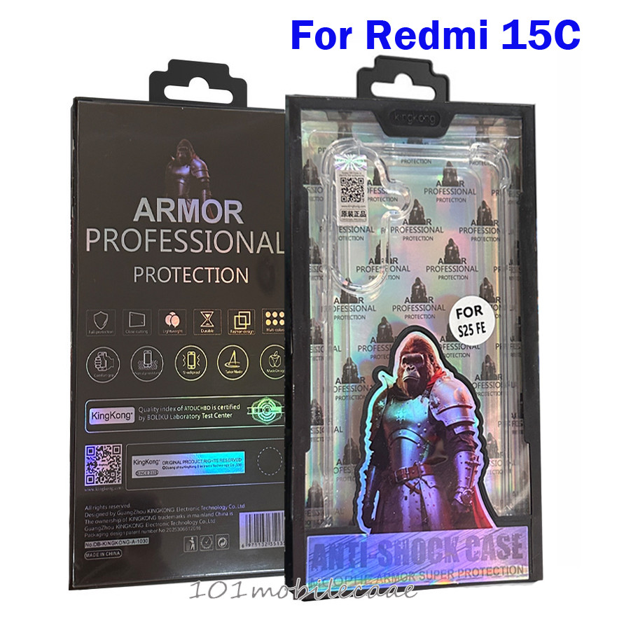 KINGKONG เคสกันกระแทก ไม่เหลืองา่ย สำหรับ Redmi 15C 13C 14C 12C Redmi A3 Redmi A3 ตรงรุ่น พร้อมส่ง จ