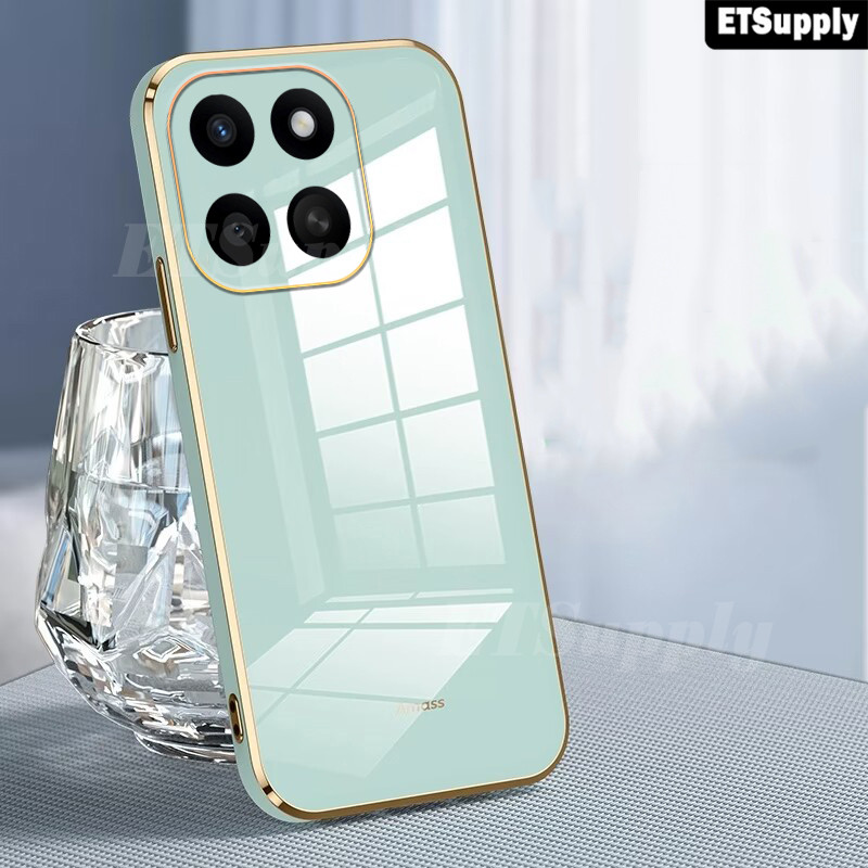 เคสโทรศัพท์ Honor 400 สมาร์ท Honor X7D นุ่มโปร่งใสชุบ Antioxidant Clear ฝาหลัง Honor X7D Honor 400Sm