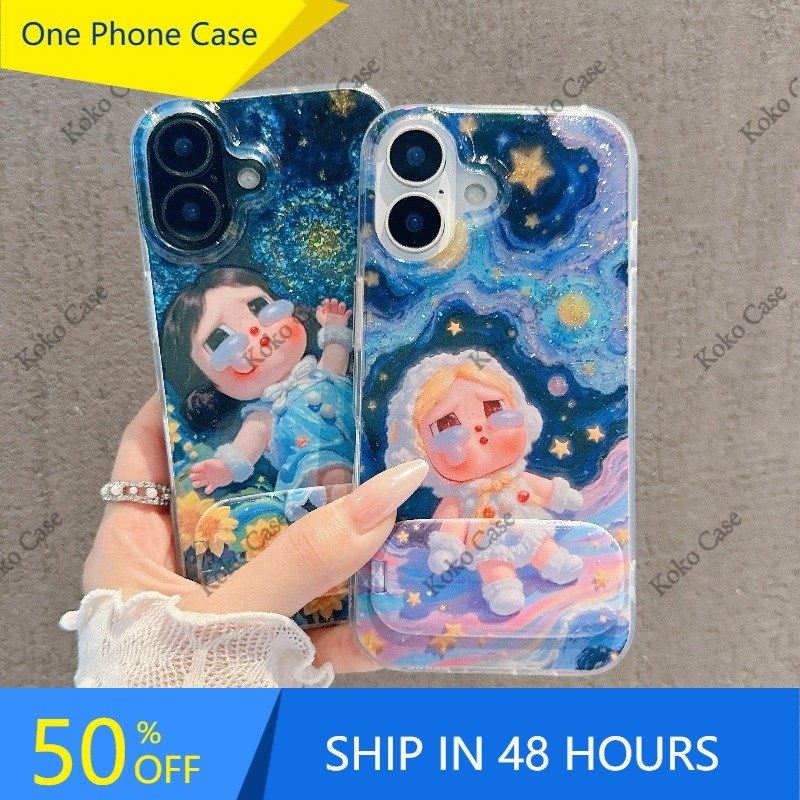 เข้ากันได้กับ iPhone 16 iPhone 15 iPhone 13 iPhone 11 เคสโทรศัพท์กลิตเตอร์ใส รุ่นอัพเกรด RLHXSF237&238