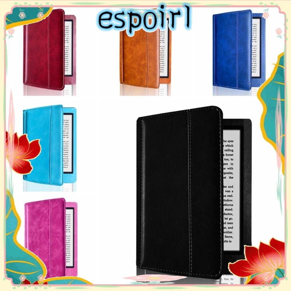 ESPOIR E-Reader, 6 นิ้วหนัง N613 ฝาครอบป้องกัน, ซับไมโครไฟเบอร์แบบนุ่ม Anti-fall Folio Cover สําหรับ