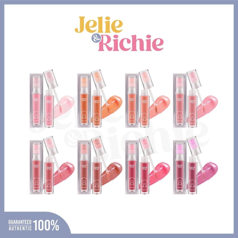 [Exp07/27] Cathy Doll Moistful Bear Lip Glaze 2.2g เคที่ดอลล์ มอยส์ฟูล แบร์ ลิป เกลซ 2.2g