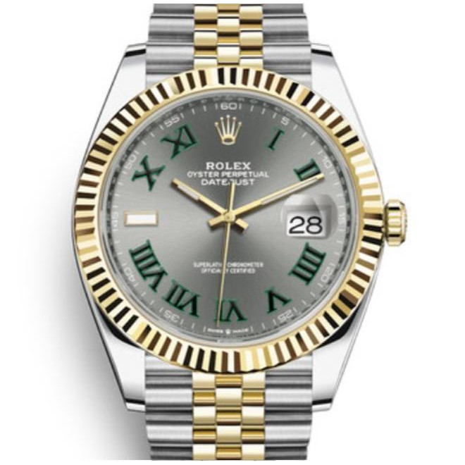 Rolex Rolex Log Type Rolex 41mm นาฬิกาผู้ชายกลไกอัตโนมัติ126333-0020