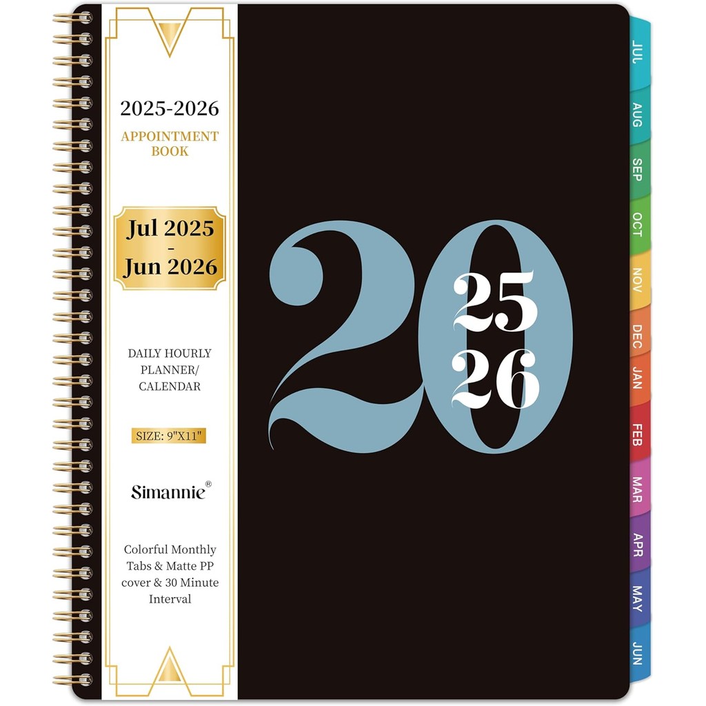2025-2026 หนังสือนัดหมาย/Planner - หนังสือนัดหมายรายสัปดาห์ 2025-2026, Jul.2025 - Jun.2026, Daily Ho