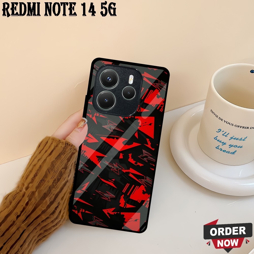 [DC04] GLOSSY SOFTCASE ALL TYPE XIAOMI REDMI NOTE 14 PRO PLUS + คุณภาพระดับพรีเมียม ABSTRACT MOTIF
