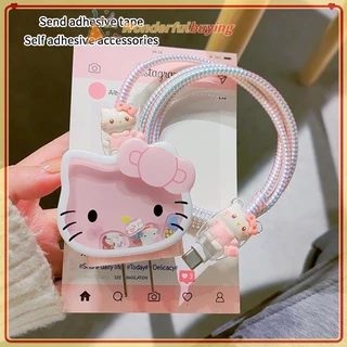 WBTH น่ารัก Charger Data Cable Case สําหรับ 20W Charger Case Protection Cover Winding Kit Anti-break ป้องกัน Vary