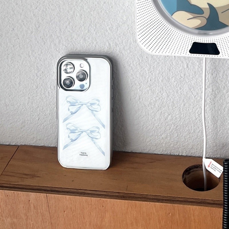โรแมนติกริบบิ้นเคสโทรศัพท์ Anti-Fall สําหรับ iPhone 16 Promax 15 Promax 11 12 13 14plus 15plus 16e 16plus 15pro