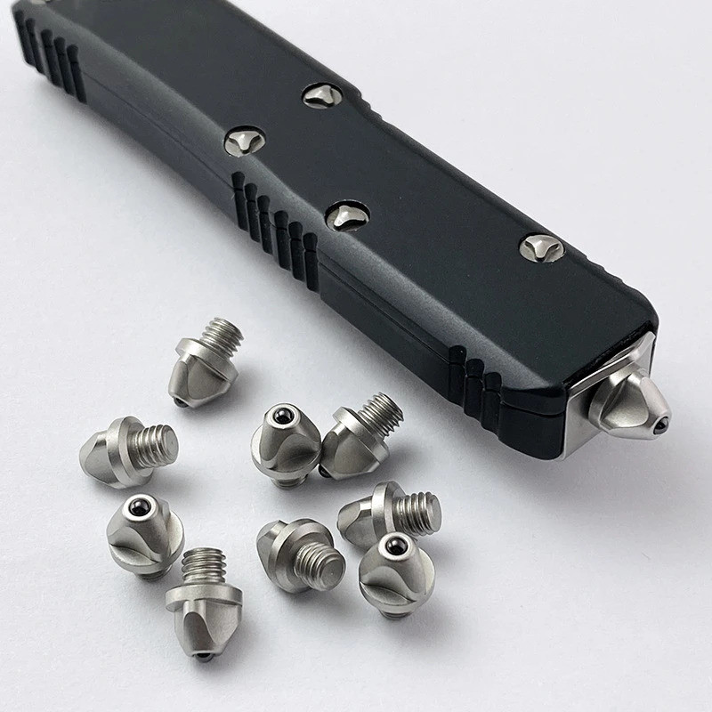 1PCS Tail cone สกรูสแตนเลส Bolt เครื่องมือสําหรับ UTX-85 Microtech Ultratech OTF อุปกรณ์ซ่อม