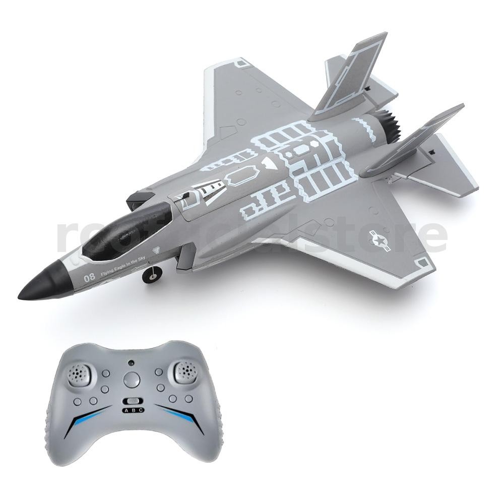 FX9635 F35 2.4G 4CH 330mm Wingspan EPP Foam 360° Rolling 6 แกน Gyroscope ปีกคงที่ RC เครื่องบิน RTF ท่อขนาดใหญ่ Fighter Jet สําหรับผู้เริ่มต้น