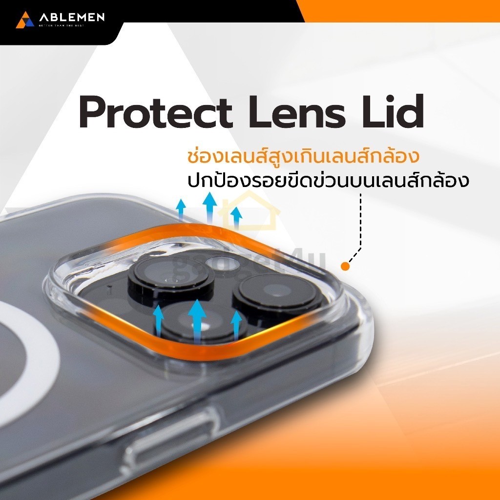 >มีส่งด่วน< Ablemen Protect Case เคสแม่เหล็กกันกระแทก For iPhone 16 Pro Max / 16 Pro - รูปที่ 2