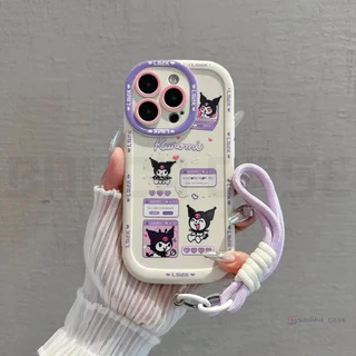 เคสไอโฟน คุโรมิ สำหรับ IPhone 13 11 12 14 15 PRO MAX XR XS MAX 6 7 6S 8 14 15 Plus 15PRO 11PRO 13PRO 14PRO 12PRO PFK957