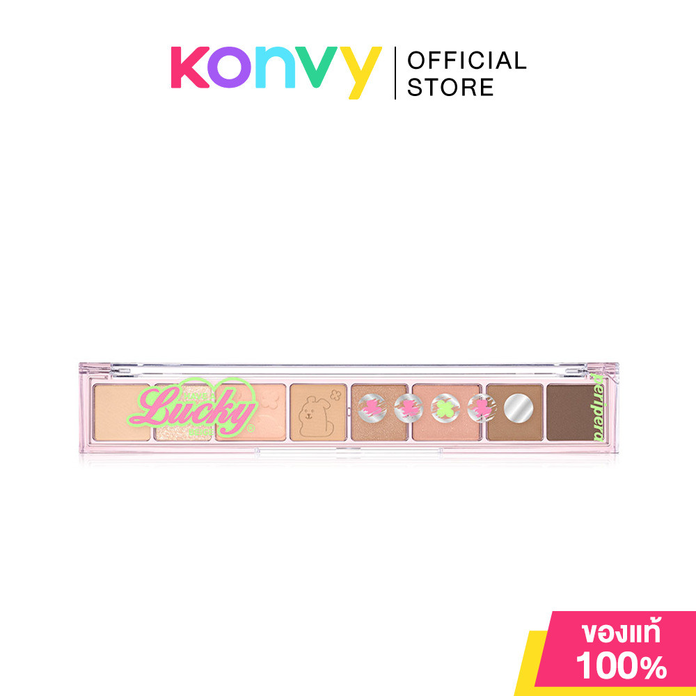 Peripera Collection Lucky Lottery All Take Mood Palette 4.6g พาเลทอายแชโดว์แบบยาว.