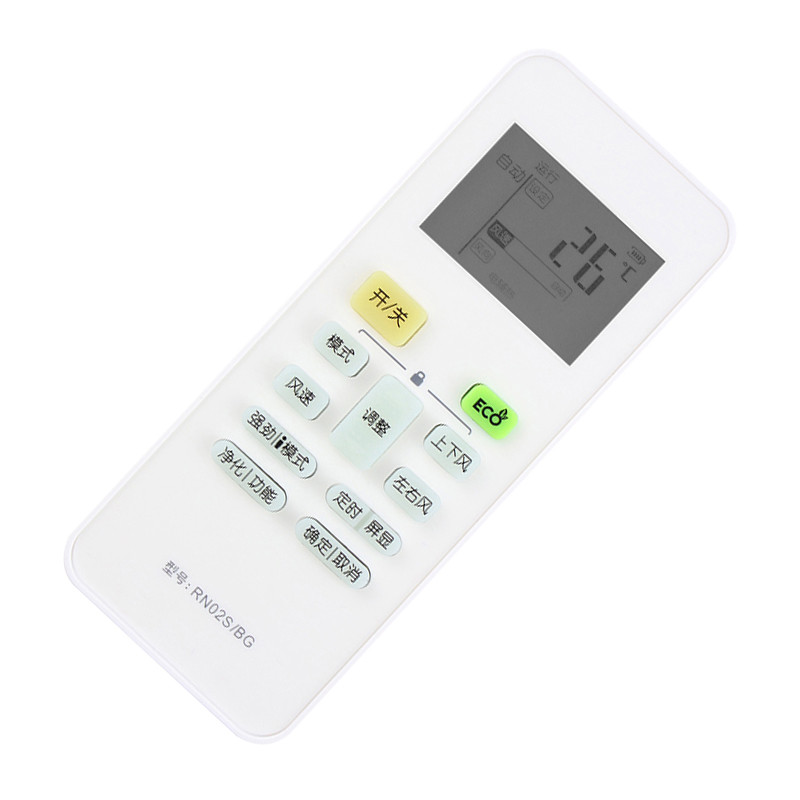 เหมาะสําหรับรีโมทคอนโทรลเครื่องปรับอากาศ Midea RN02S/BG Universal RN02HA/BG