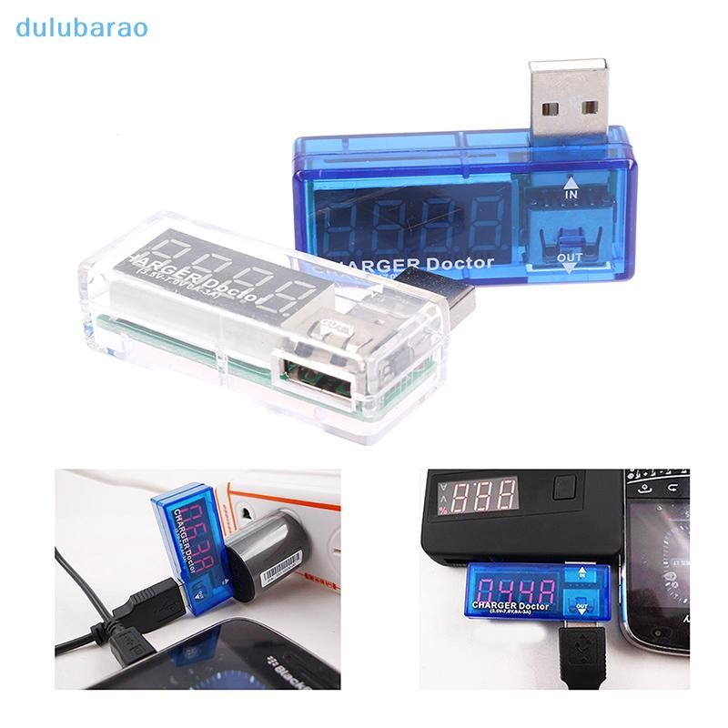 [DUL] USB Mobile Power ชาร์จแรงดันไฟฟ้าปัจจุบัน Tester Meter Mini USB Charger Tester AO