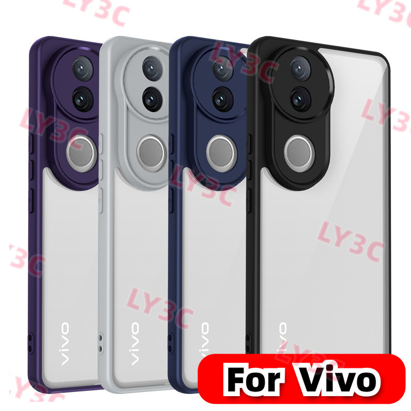 COD สําหรับ Vivo V50 5G V2427 กรณี Hybrid ทนทาน Hard Protection TPU กันชนคริสตัลใสเกราะปกหลังสําหรับ