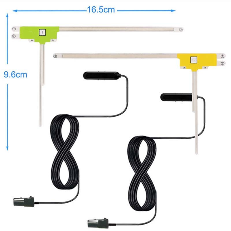 โรงงานขายตรง ISDB Japan Car TV Antenna Car Digital TV Antenna เสาอากาศแพทช์โปร่งใส
