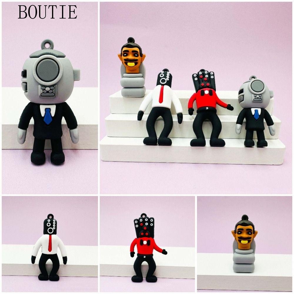 BOUTIE อะนิเมะห้องน้ํา Man พวงกุญแจ, Skibidi ห้องน้ําทีวี Man Camara Man Skibidi Bop พวงกุญแจ, รูปขอ