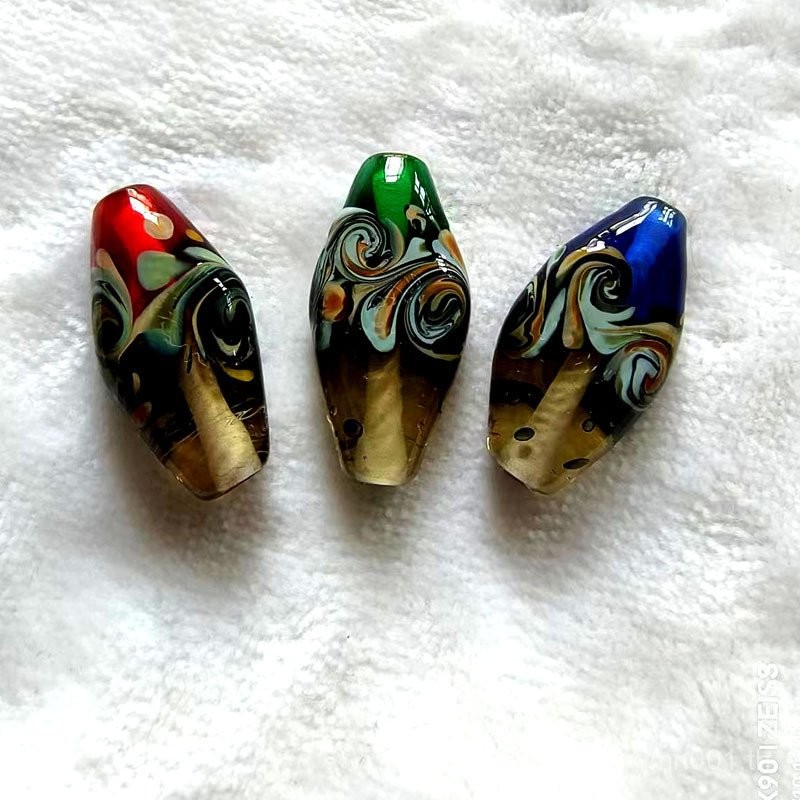 ลูกปัดสไตล์วินเทจ สำหรับทำเครื่องประดับ DIY อานผมและสร้อยคอมากมาย Sea View 7USW