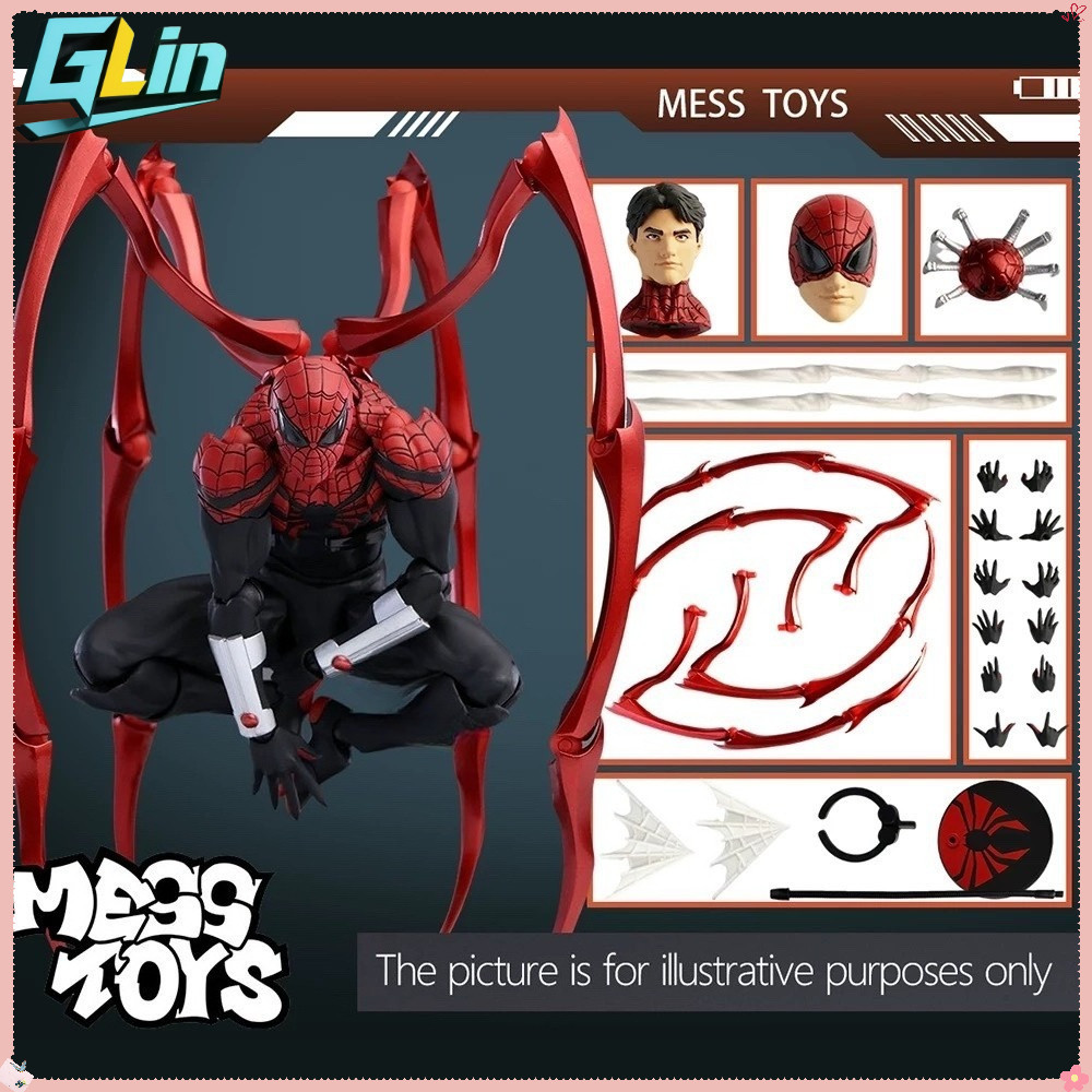 CT Toys Mess Superior Spiderman Action Figure - รูปปั้นหุ่นละเอียดของขวัญสําหรับเด็กและคอลเลกชัน