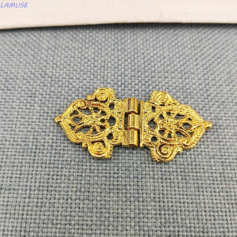 LAMUSE Hollow Flower DIY Cabinet Vintage Alloy Chinese Style Mini Furniture Hardware