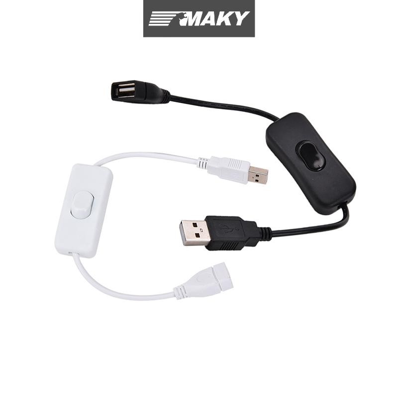Llph สายเคเบิล USB พร้อมสวิตช์ควบคุมพลังงาน สําหรับ Raspberry Pi Arduino USB On Off Toggle LLP