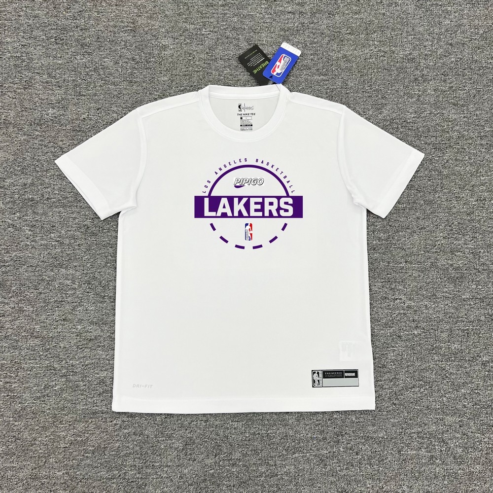 เสื้อยืดแขนสั้น NBA Los Angeles Lakers ฤดูกาลใหม่ ออกแบบตามสไตล์ของ LeBron James แห้งไว