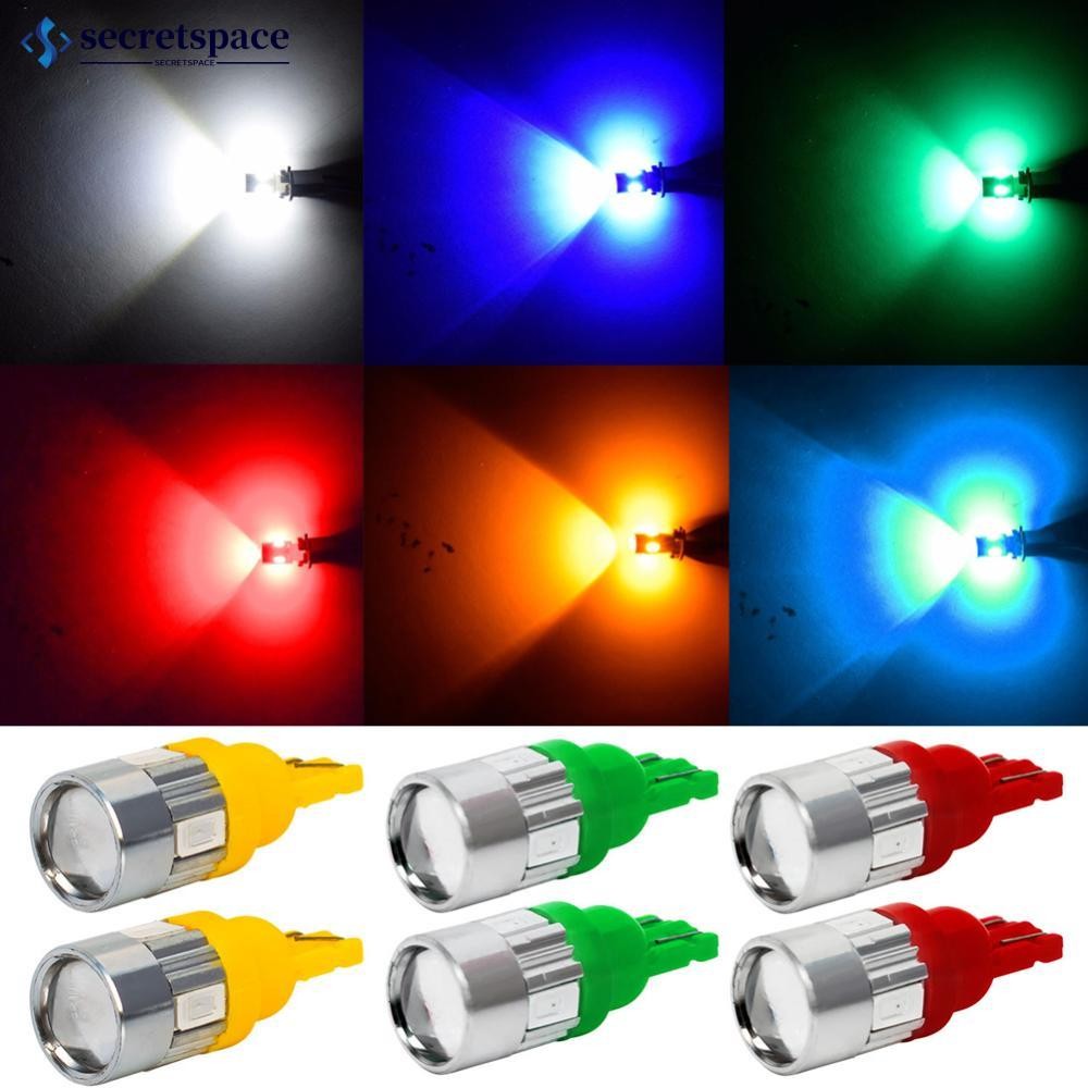 SECRETSPACE 2 ชิ้น T10 501 194 W5W 5630 LED SMD รถ HID Canbus ข้อผิดพลาดฟรี Wedge หลอดไฟ G6H8
