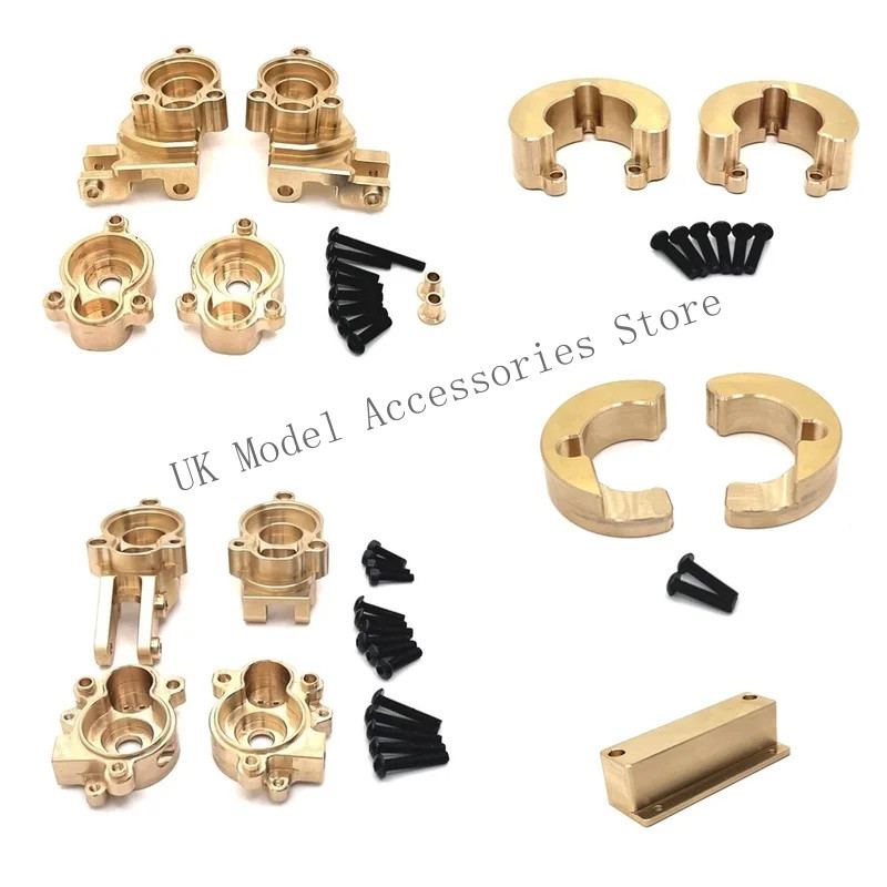 YIKONG YK4106 YK4107 ทองเหลือง Portal เพลาเกียร์ Counterweight Crossbeam 1/10 RC รถอะไหล่อัพเกรดอุปก