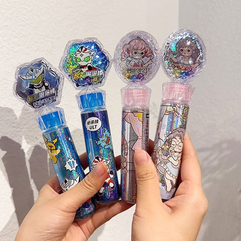 New Product#[Excellent Rating Rate99%Same Style]New Cartoon Colorful Bubble Wand Funny Gadgets Inter