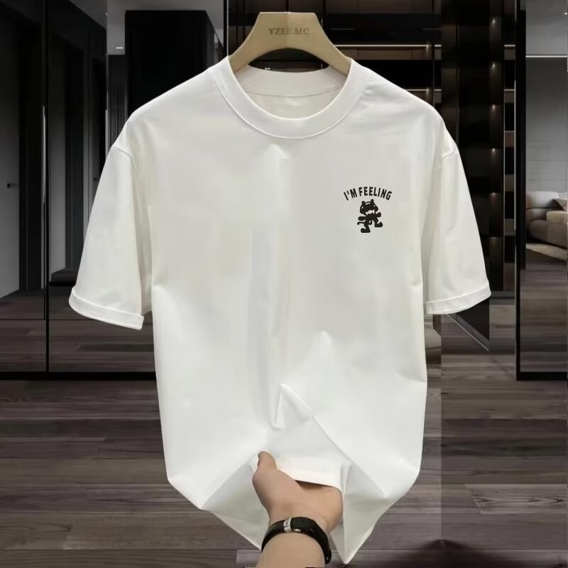 COD 2025A97 Heavyweight Pure Cotton 250g White Ink Print P22 White Black S-4XL new23 ITGO