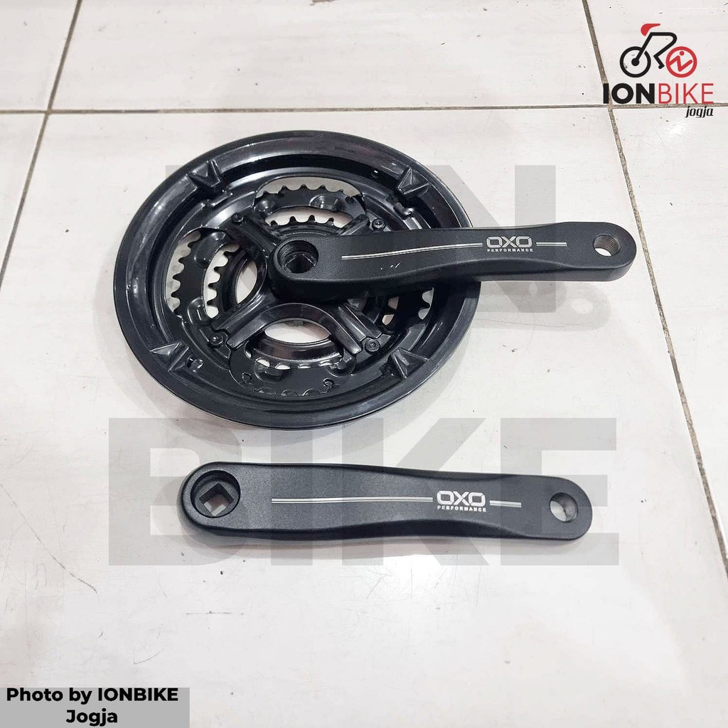 OXO CW49 Crank ชุด Triple 48 38 28 T Crankset MTB จักรยานเกียร์ล้อ TY501 TY301 TY 501 301 BB Square 