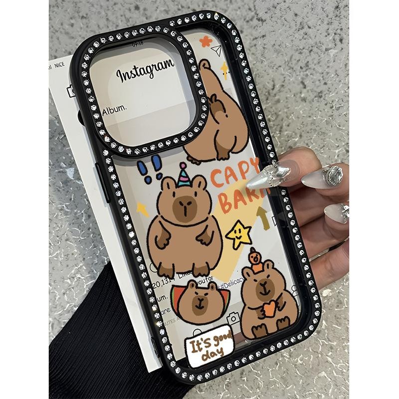 Bixin capibala สําหรับ iPhone 11 15 13 16 12 14 15PRO 16PRO 15PROMAX 14PROMAX 13PROMAX 16PLUS 13PLUS