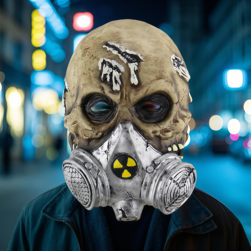 ฮาโลวีนรังสี 3 เกมสยองขวัญ CS หน้ากากป้องกัน Resident Evil คอสเพลย์อุปกรณ์ต่อพ่วงแต่งตัว Props