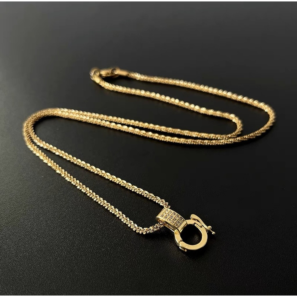 2025 สไตล์ใหม่ประเทศไทย Amulet CHAIN ไทเทเนียมเหล็กสี Retention โลหะ Amulet CHAIN Starry Sky CHAIN C