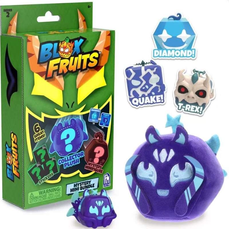 Blox Fruits Toy Fruit Pet Doll พร้อม DLC Code Allosaurus Blind Box Game