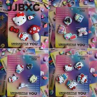 JJBXC ตัวติดรองเท้า charm อุปกรณ์ประดับรองเท้าโลหะ ชุดตกแต่ง…