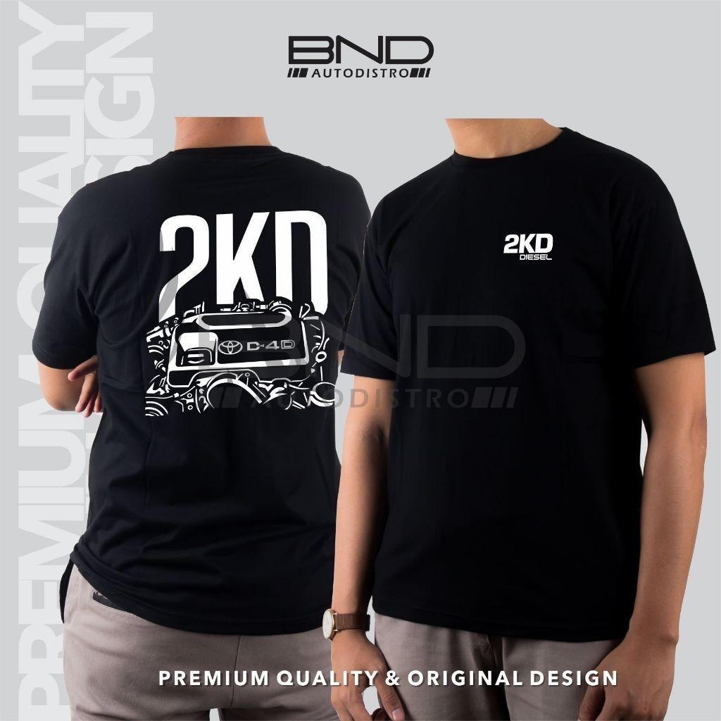 2025 MESIN เสื้อยืดแฟชั่น Engine 2KD 2.5 Kijang Innova/ Fortuner Old - เสื้อยืด Toyota Kijang Innova