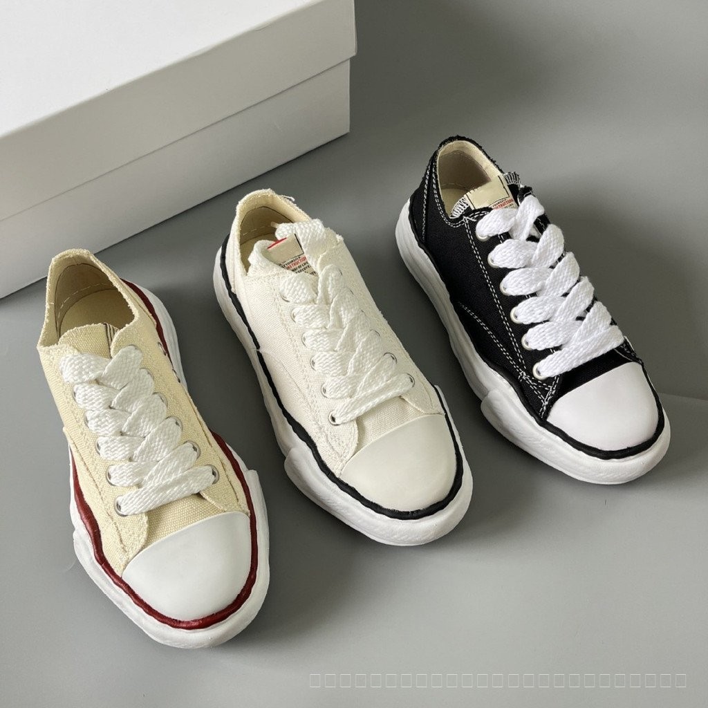 Mihara Yasuhiro mmy Dissolve Thick-Soled Height-Increasing Casual College Style Canvas Shoes Unisex 